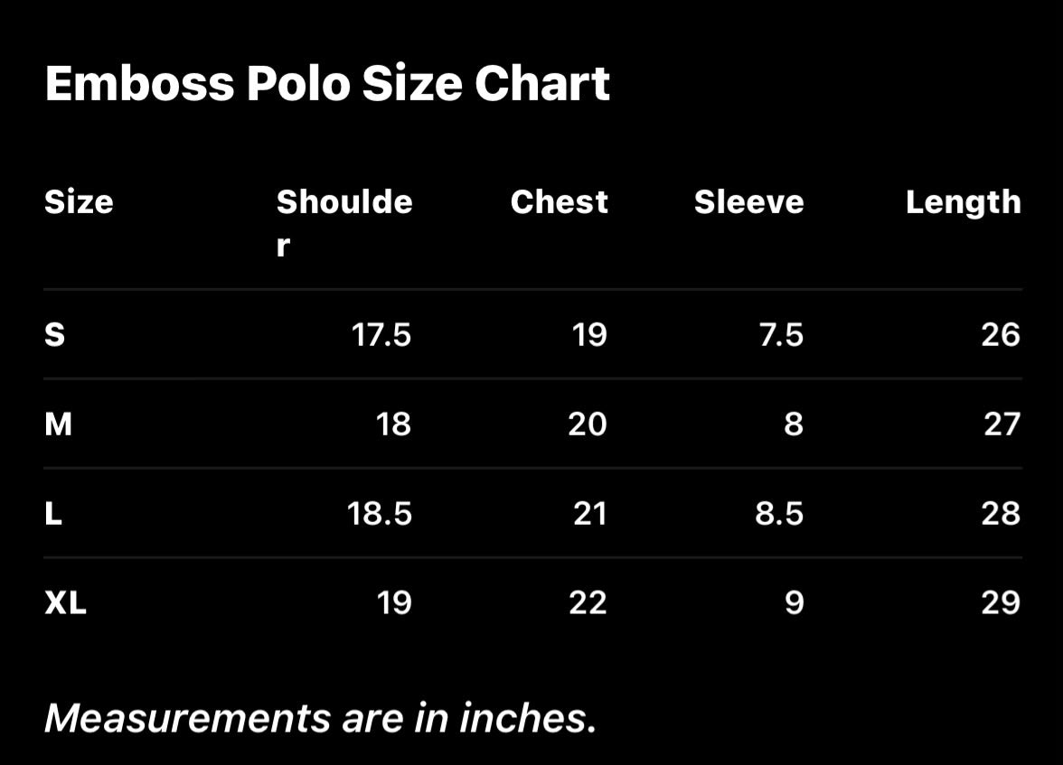 Embossed casual v neck open Collor polo shirt