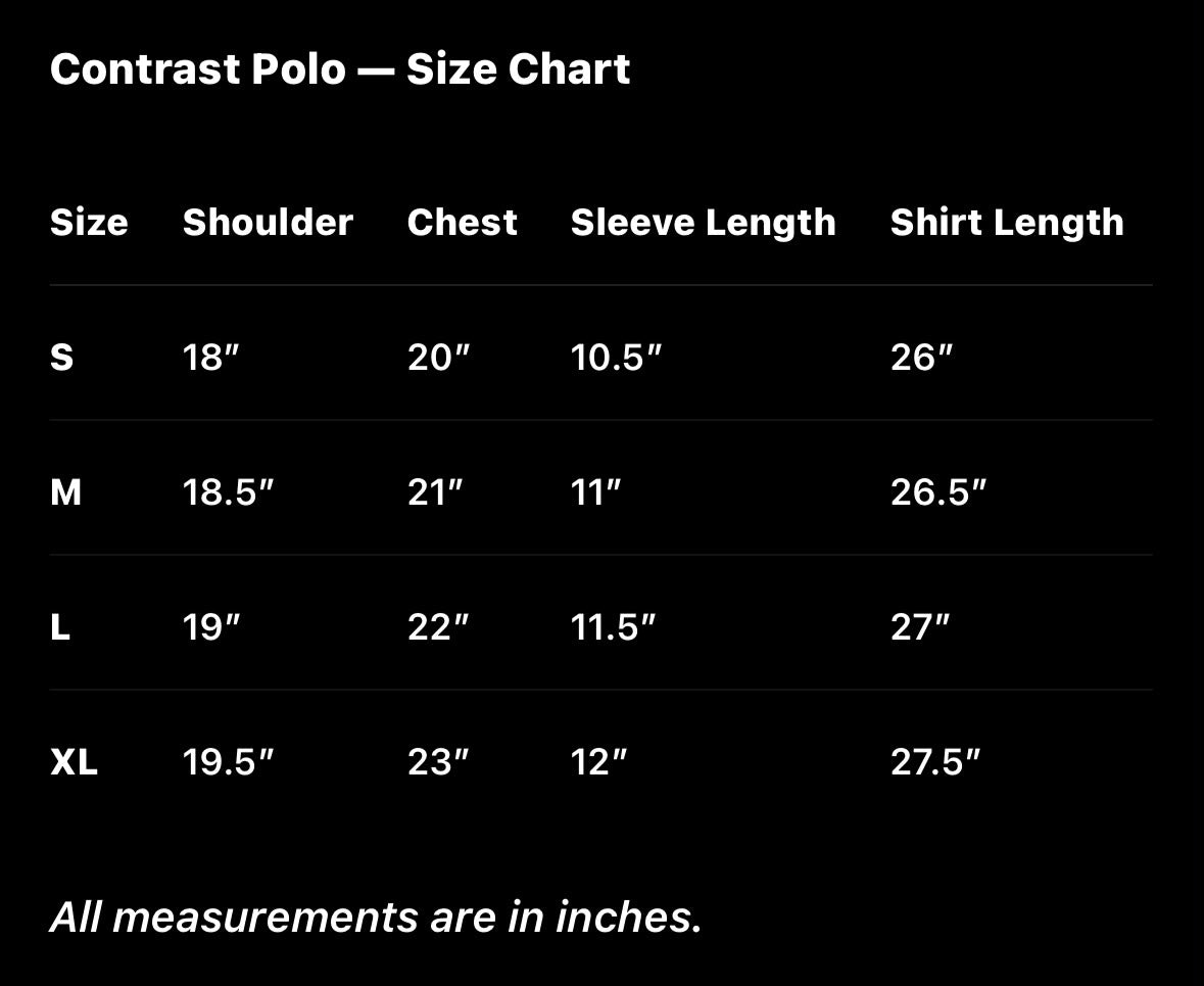 Essential Contrast Half-Sleeve Polo