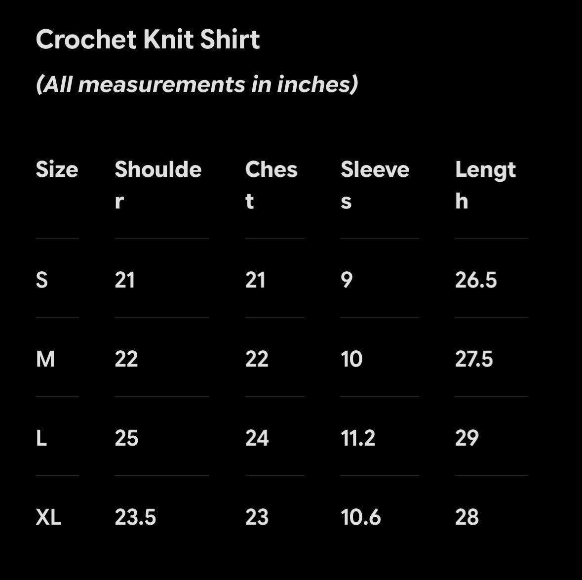 Vintage Half-Sleeve Crochet Shirt