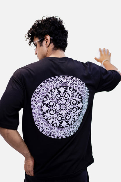 Mandala Art Unisex Oversize T Shirt