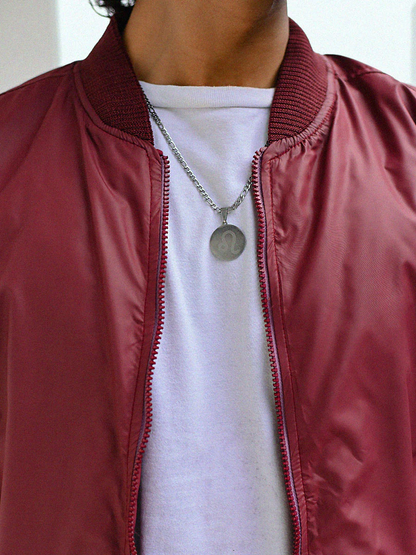 Maroon Majesty Bomber Jacket