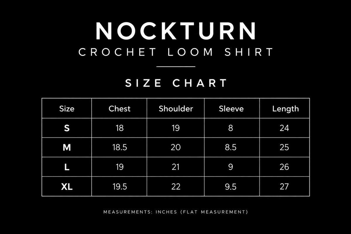 Loom Half-Sleeve Crochet Knit Shirt