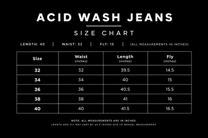 Acid Wash Essential Denim