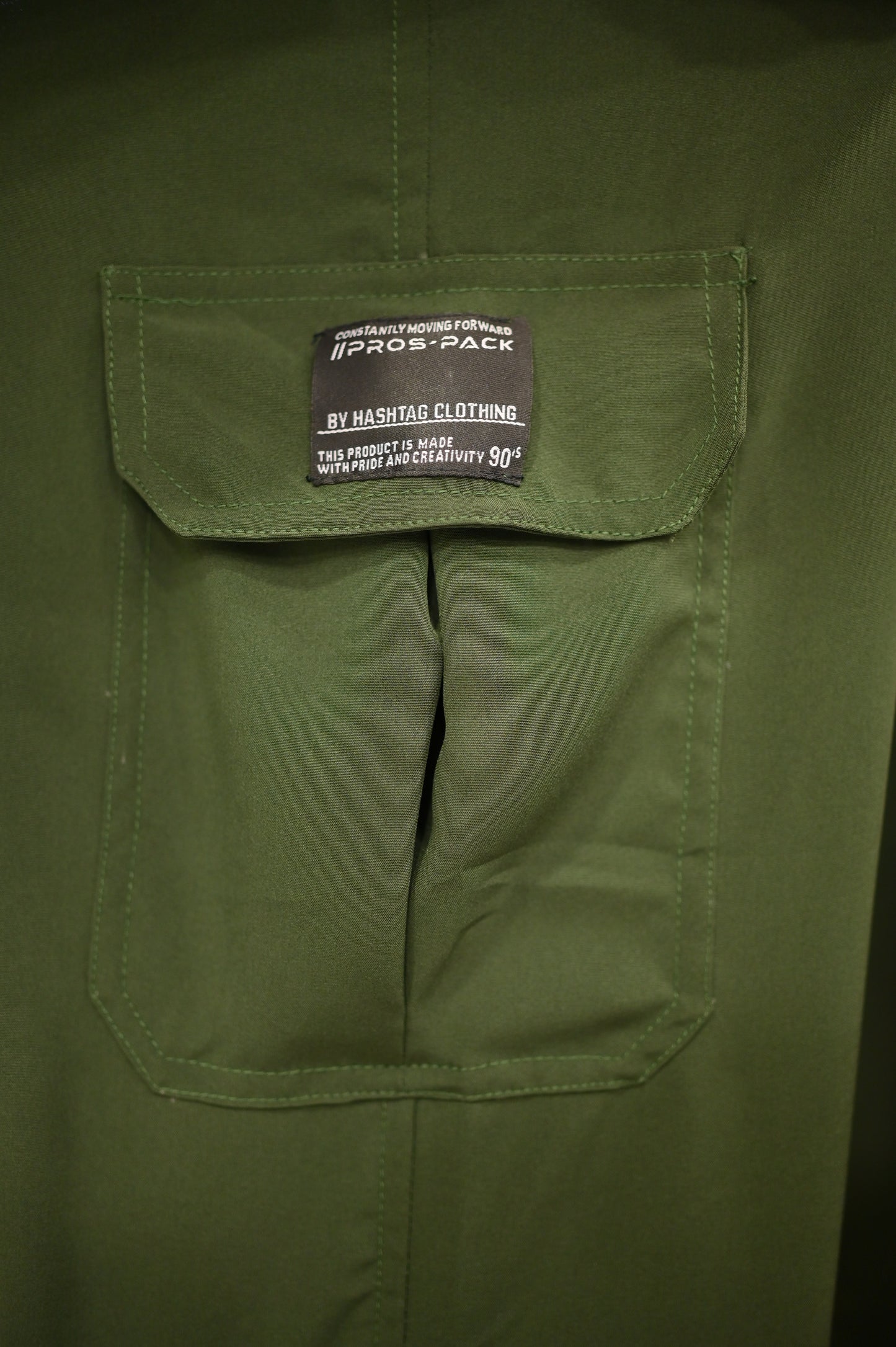 Parachute Cargo Trouser Olive Green