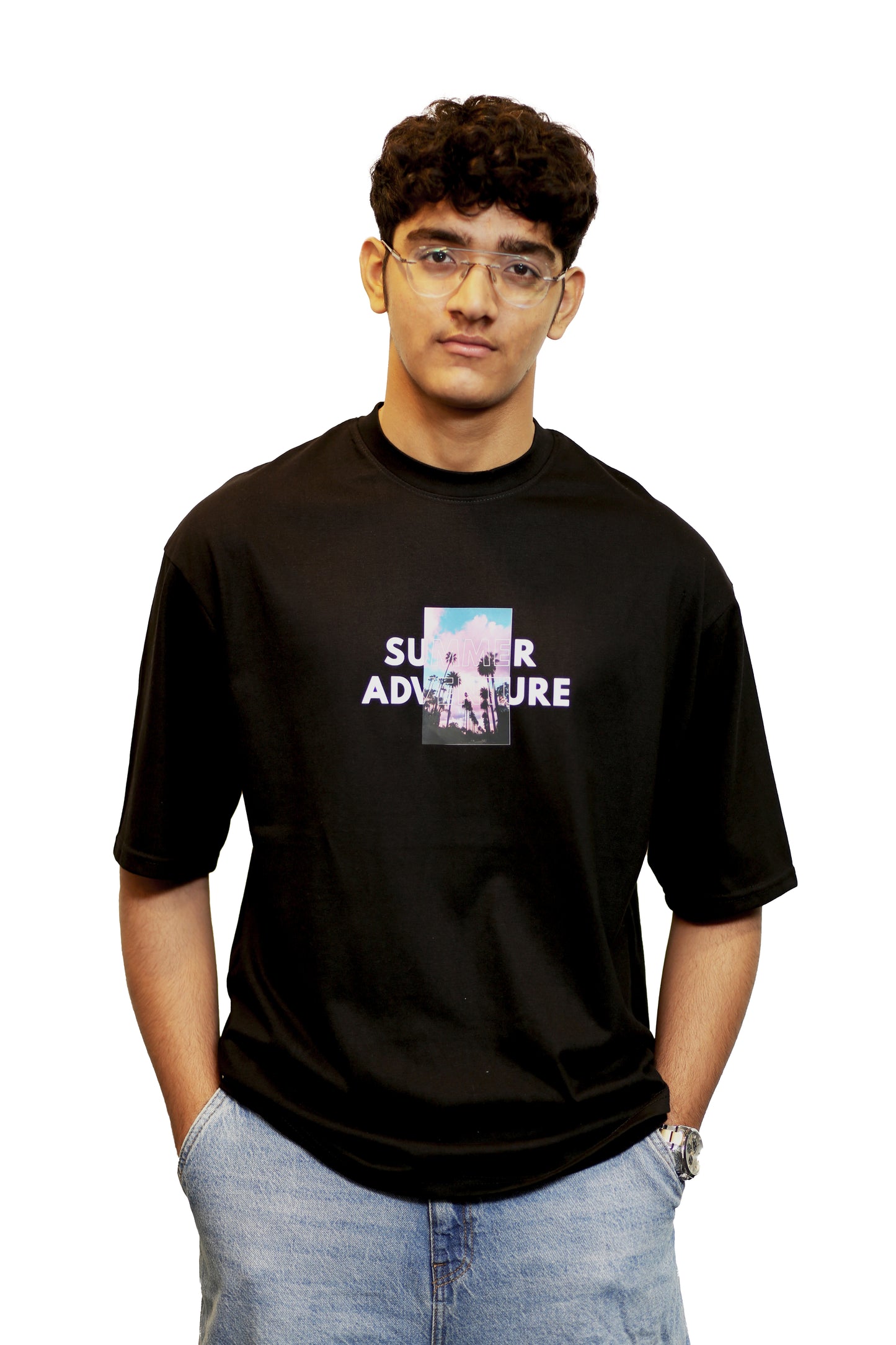 Summer Adventure Graphic Oversize T Shirt