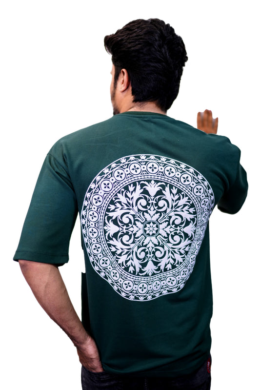 Mandala Art Unisex Oversize T Shirt