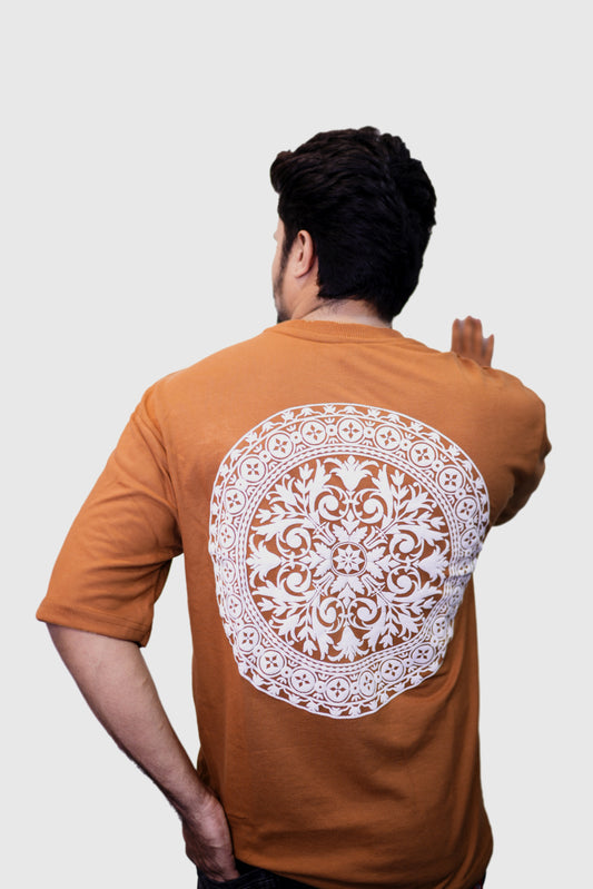 Mandala Art Unisex Oversize T Shirt