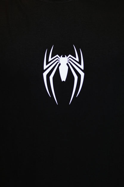 Spider Emblem Graphic Oversize T Shirt