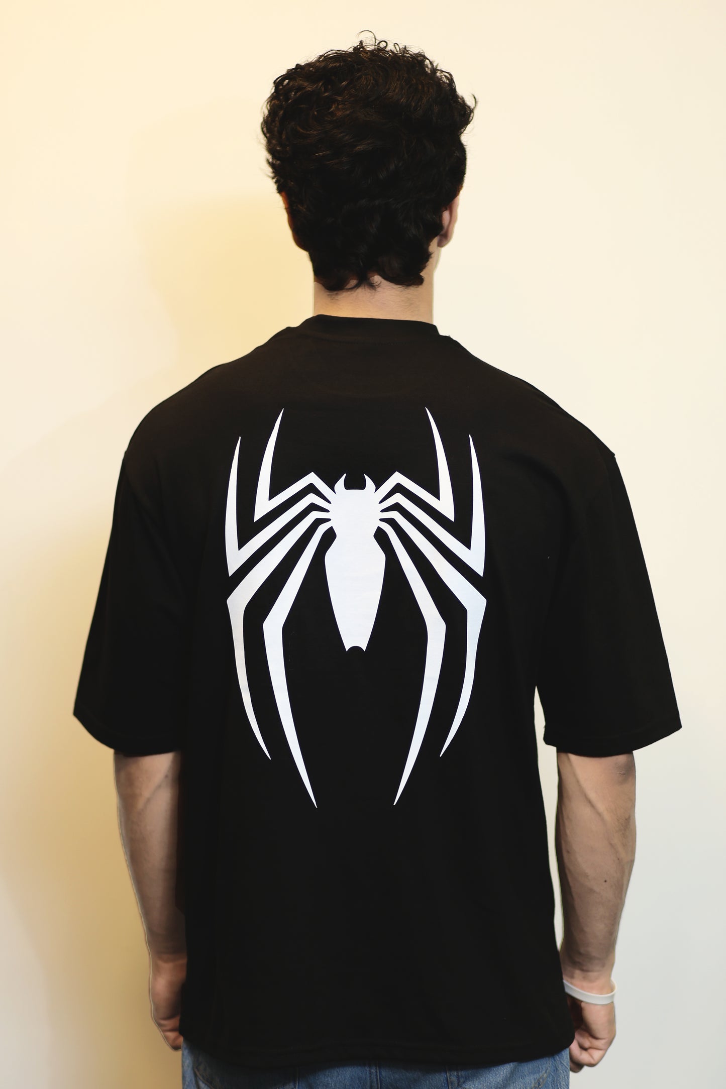 Spider Emblem Graphic Oversize T Shirt