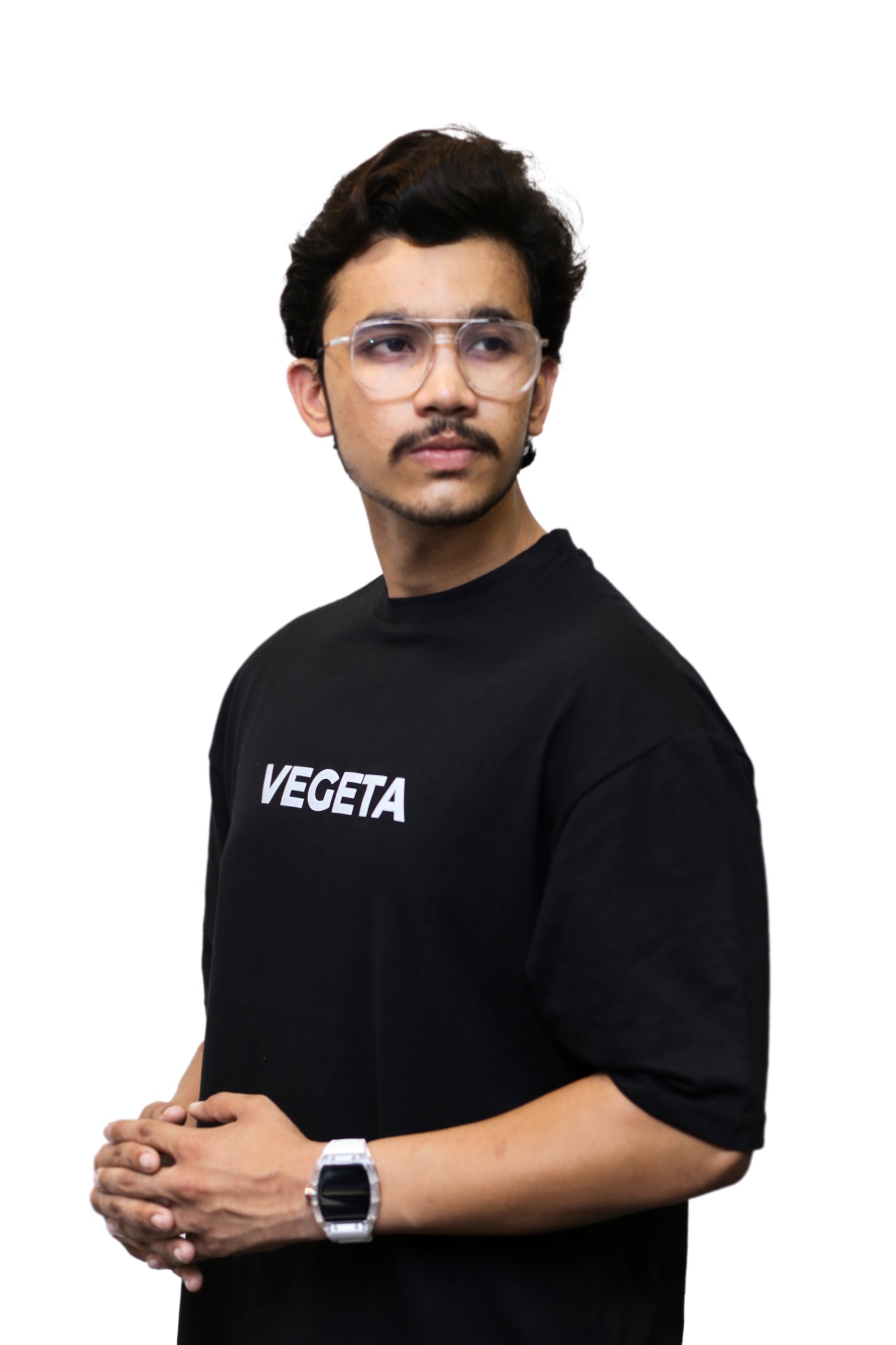 Vegeta Emblem Graphic Oversize T Shirt