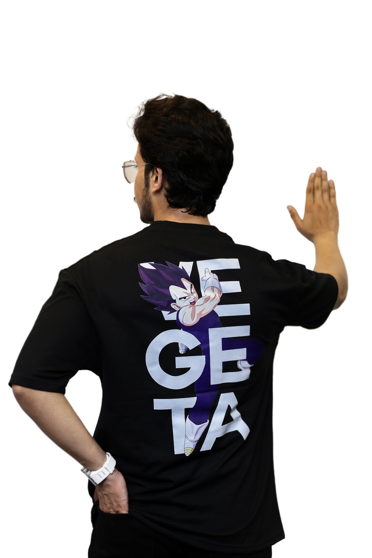 Vegeta Emblem Graphic Oversize T Shirt