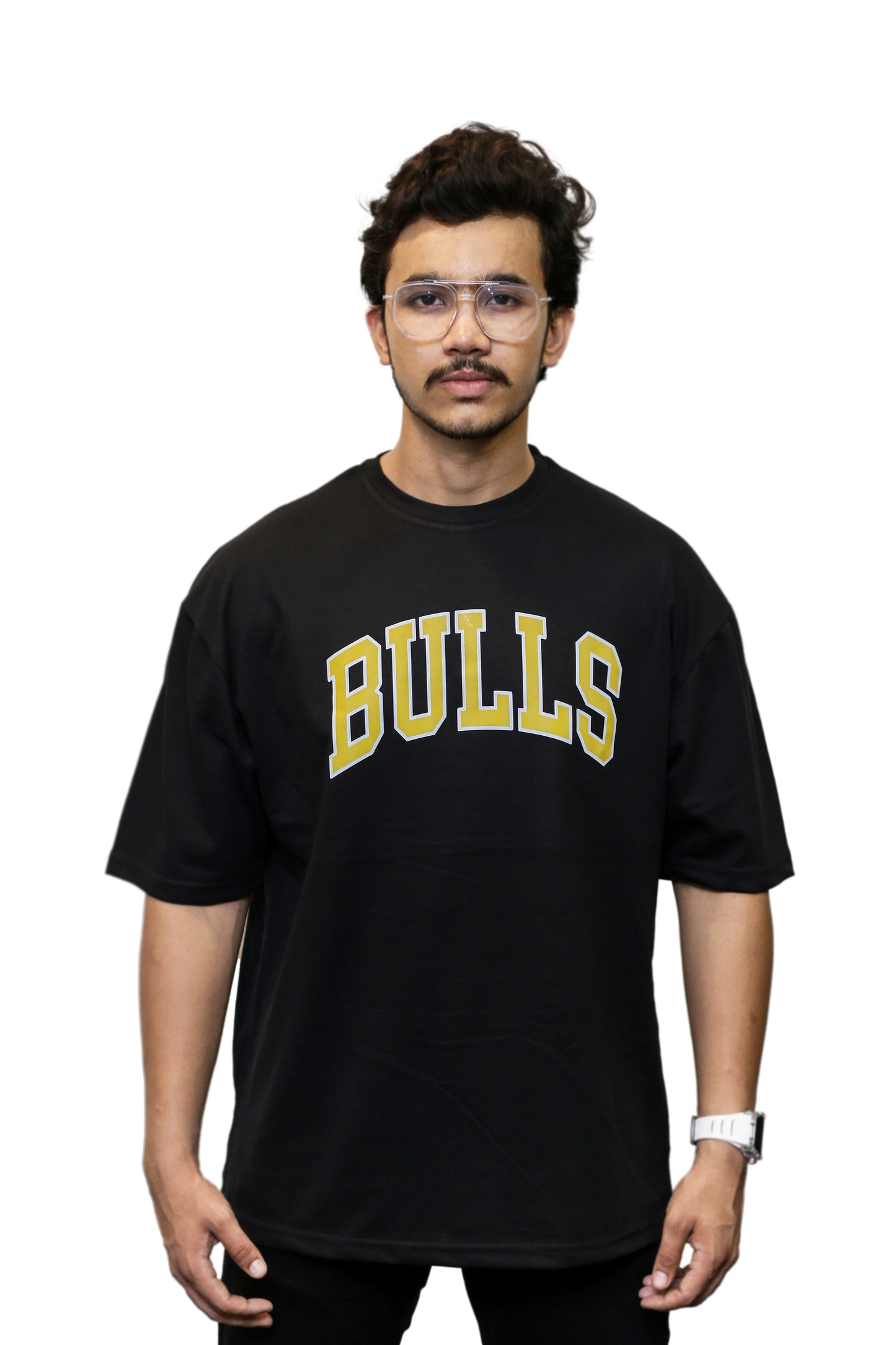 Bulls Emblem Graphic Oversize T Shirt