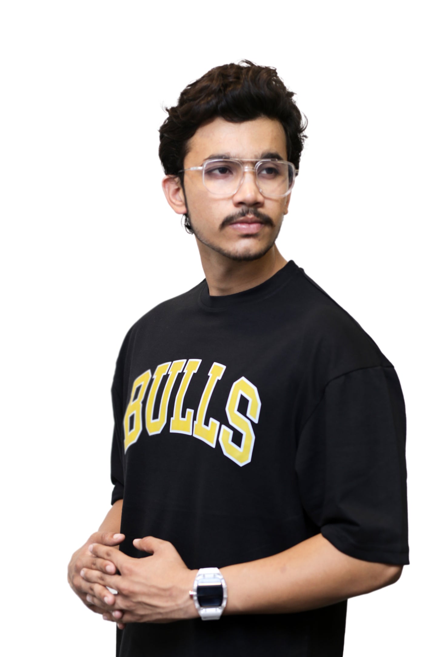 Bulls Emblem Graphic Oversize T Shirt