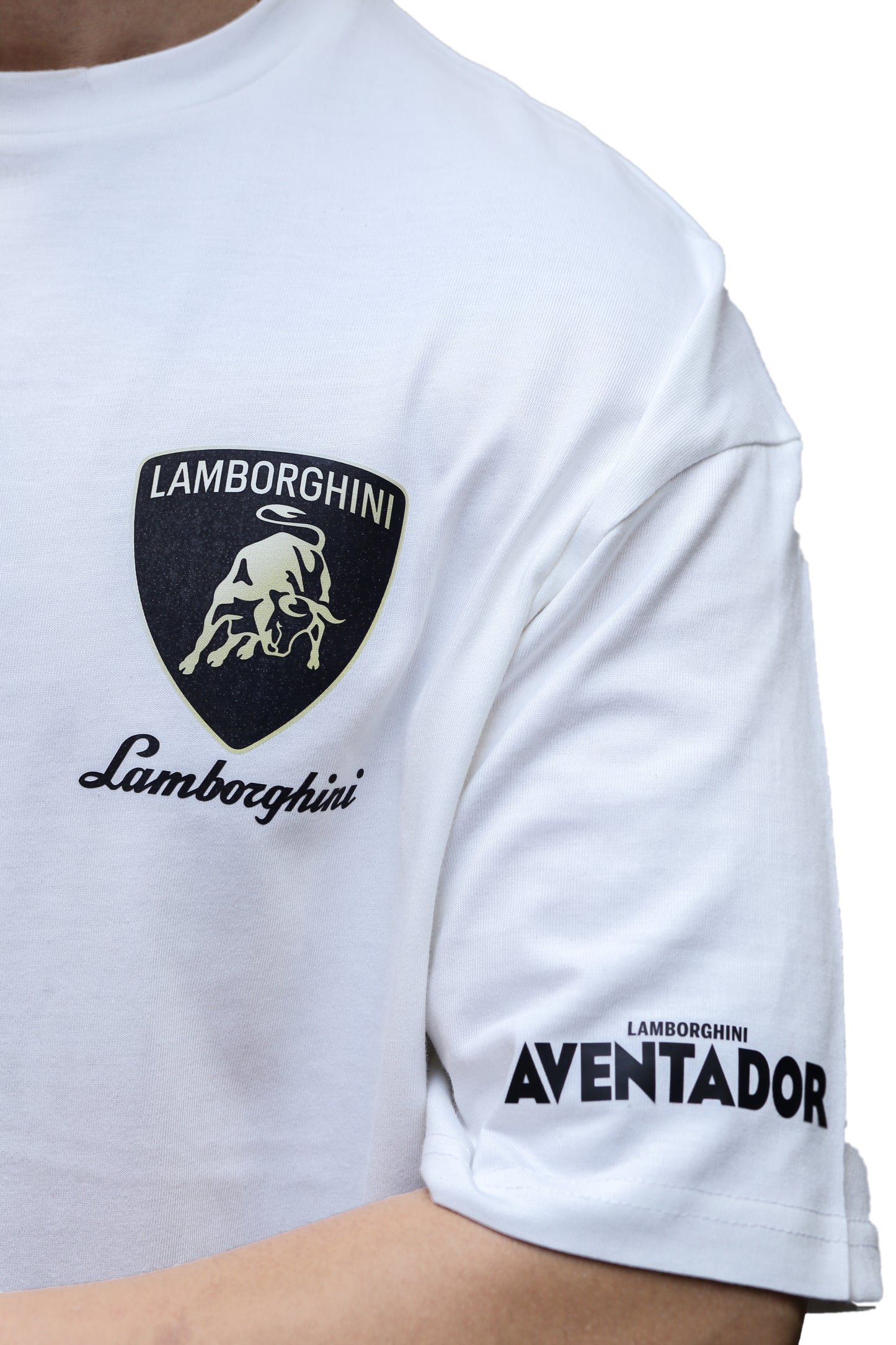 Lamborghini Emblem Graphic Oversize T Shirt