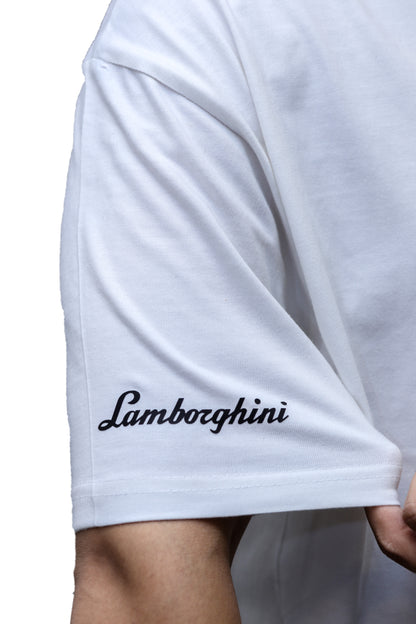 Lamborghini Emblem Graphic Oversize T Shirt