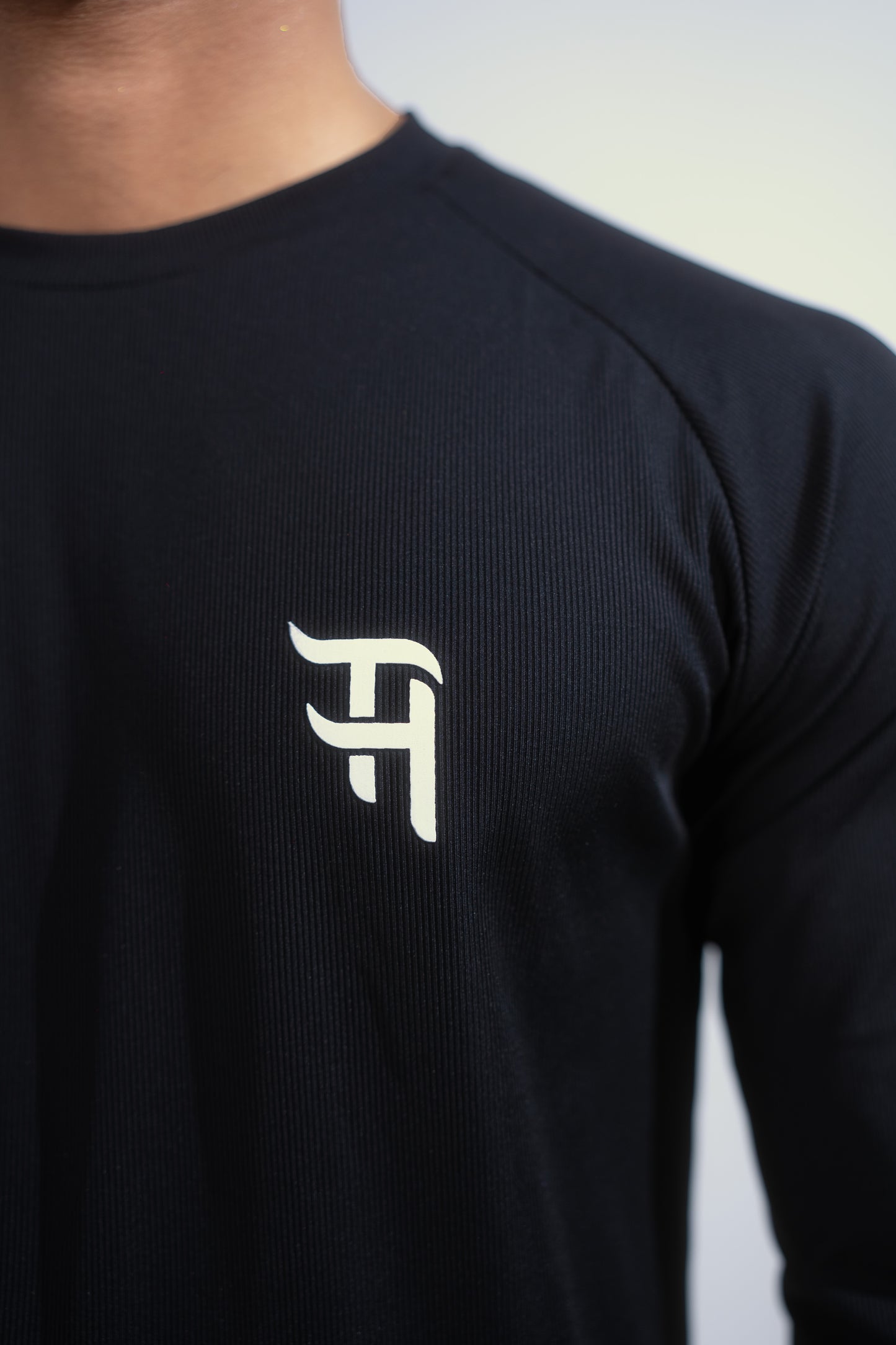 Black Long-Sleeve Compression Shirt