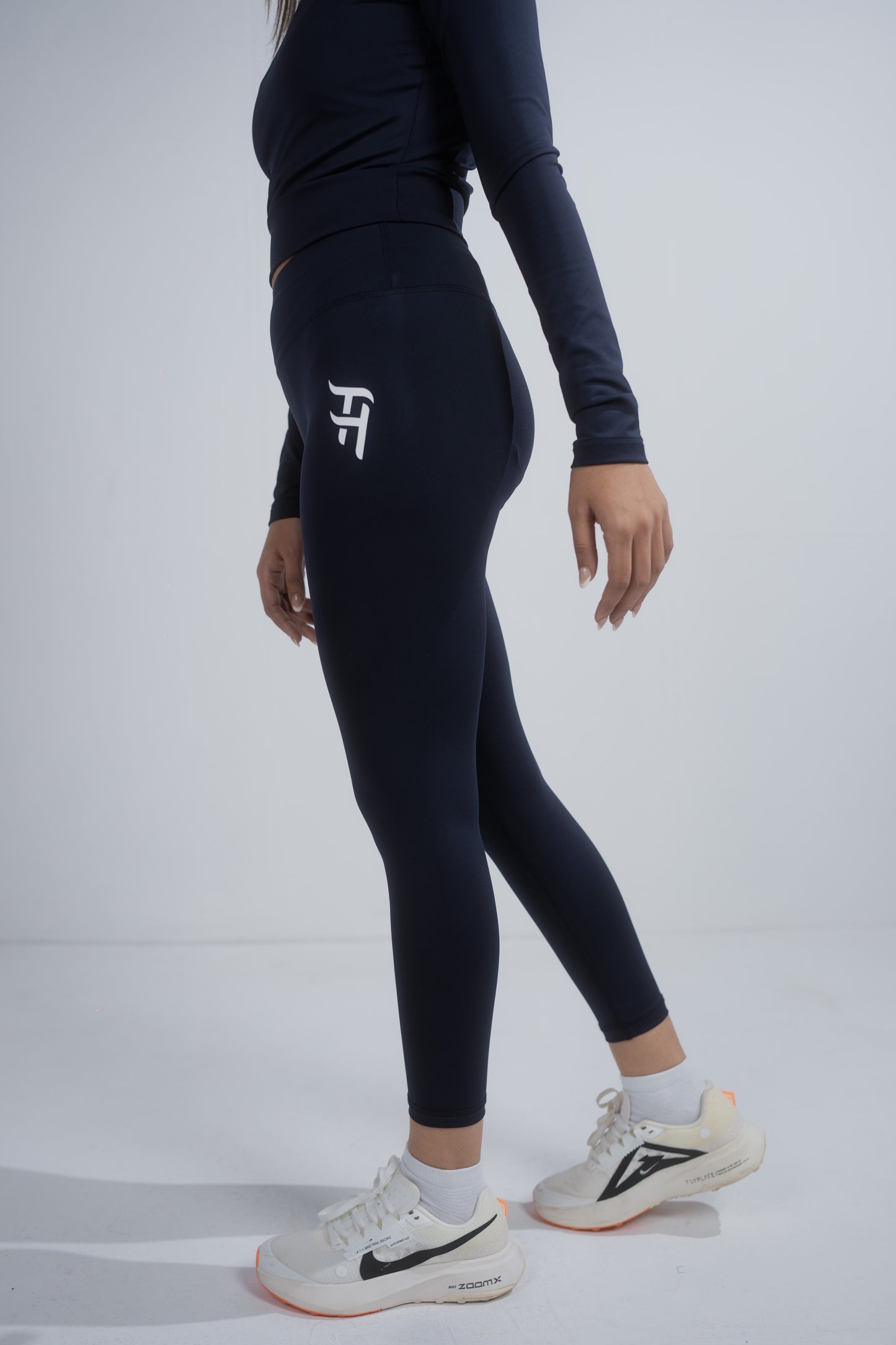 Blue High-Waist Workout Legging