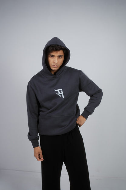 Dice Art Grey Hoodie