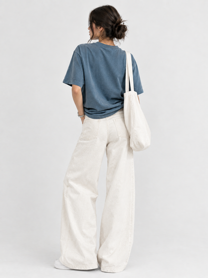 Durable Wide Leg Denim