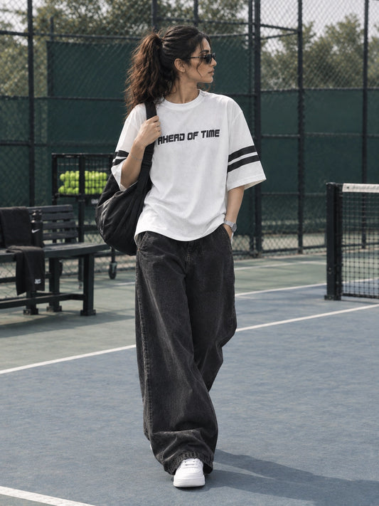 Ahead Of Time Mesh Graphic Tee