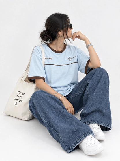 LUMEN CONTRAST GRAPHIC TEES.