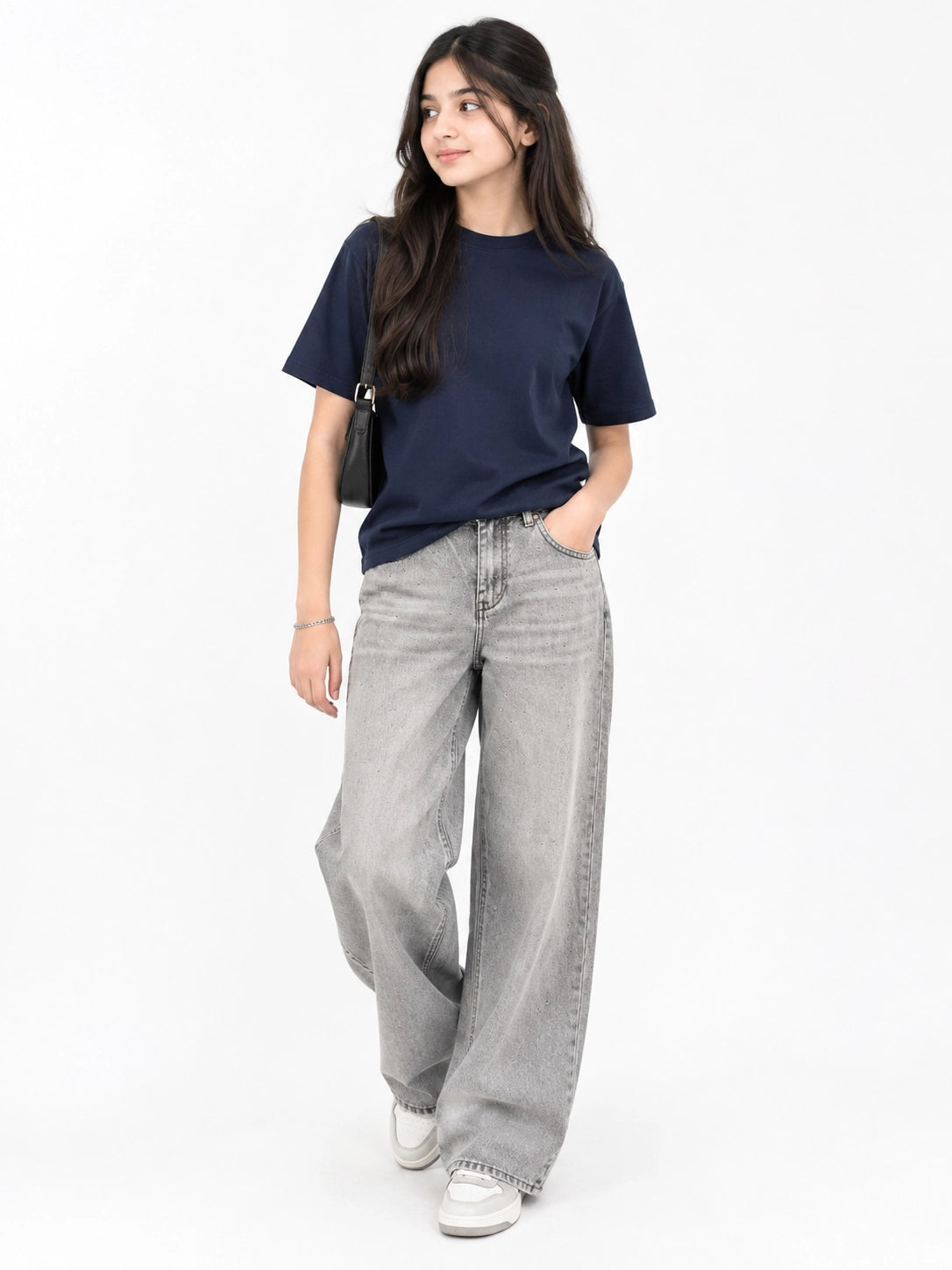 Wide-Leg Relaxed Fit Denim