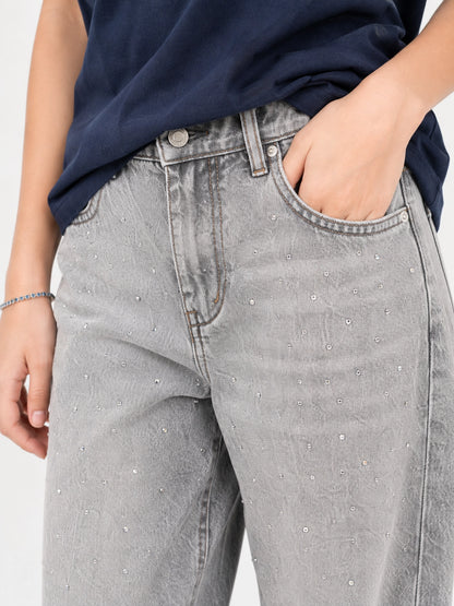 Wide-Leg Relaxed Fit Denim