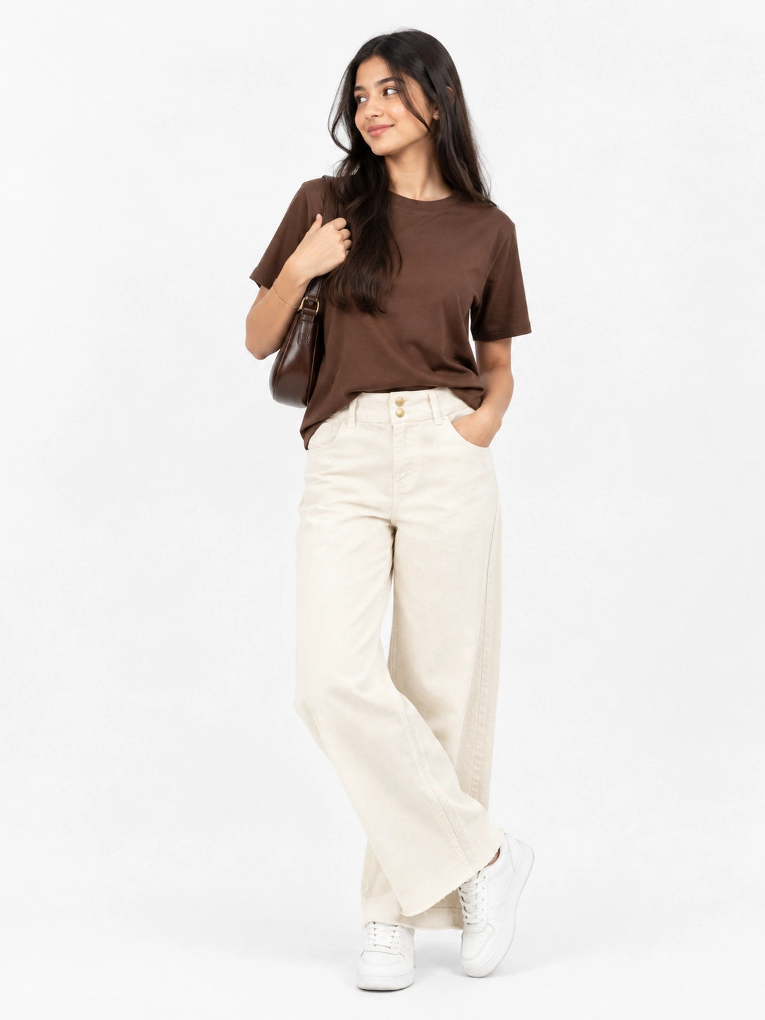 Wide-Leg Relaxed Fit Denim