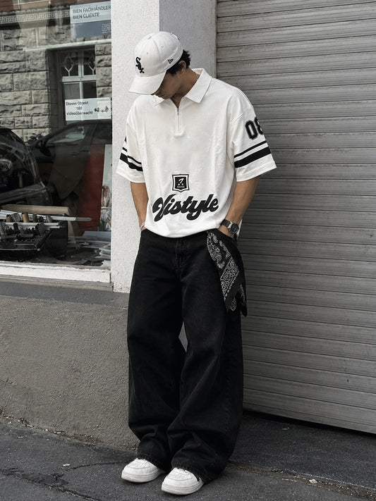 Vistyle Oversized graphic jersey shirt