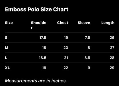 Embossed casual v neck open Collor polo shirt