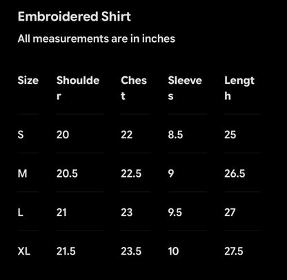Luxe Embroided Boxy Shirt