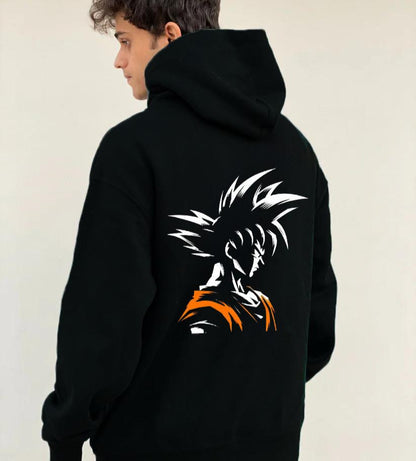 Anime-Inspired Black Hoodie