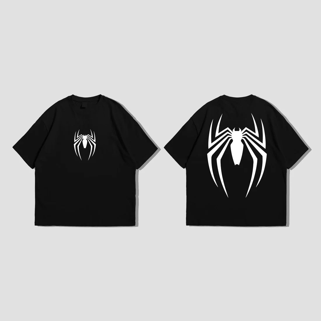 Spider Emblem Graphic Oversize T Shirt