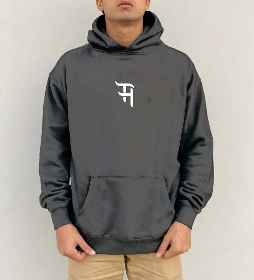 Dice Art Grey Hoodie