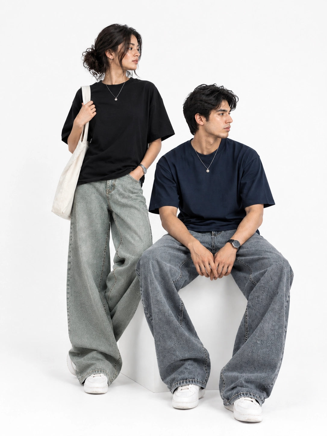 Unisex Axis Baggy Jeans