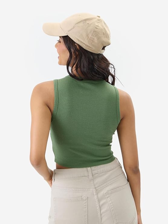 Essential Olive Green Tank Top