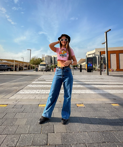 Good Vibes Tweety Crop Top